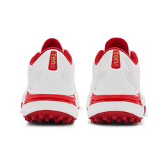 Tenxu Youngstar Kids Cricket Shoes - Bright White/Racing Red view 5