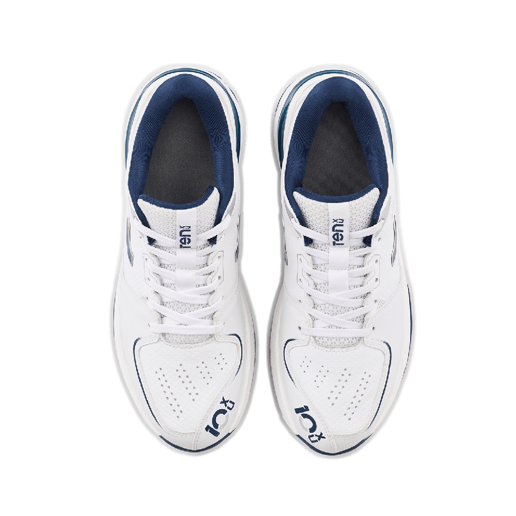 Tenxu Criclite Cricket Rubber Shoes White Navy view 5