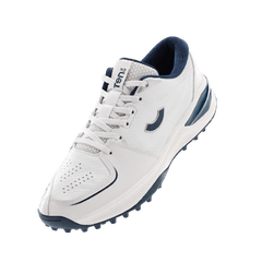 Tenxu Criclite Cricket Rubber Shoes White Navy view 7