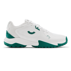 Tenxu All Rounder Cricket Rubber Shoes - Bright White/Green