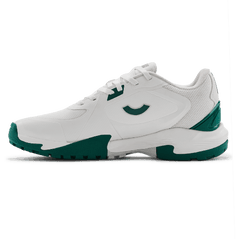 Tenxu All Rounder Cricket Rubber Shoes Bright White Green view 3