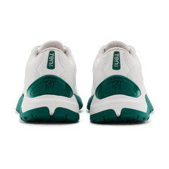 Tenxu All Rounder Cricket Rubber Shoes Bright White Green view 4