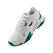 Tenxu All Rounder Cricket Rubber Shoes Bright White Green view 7