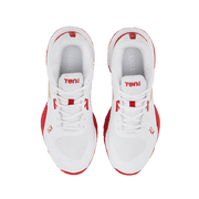 Tenxu All Rounder Cricket Rubber Shoes Bright White Racing Red view 5