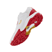 Tenxu All Rounder Cricket Rubber Shoes Bright White Racing Red view 8