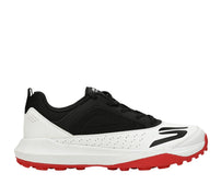 Skechers 214205ID WBRD Cricket Turf Shoes White Black Red view 1