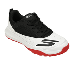 Skechers 214205ID WBRD Cricket Turf Shoes White Black Red view 5