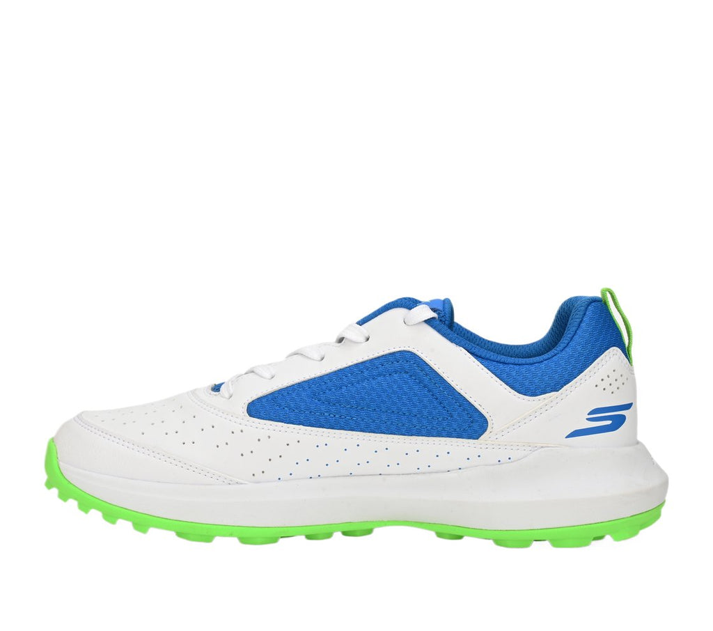 Skechers 214205ID WBL Cricket Turf Shoes White Blue view 4