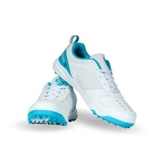 SG Fusion Cricket Rubber Shoes Teal White view 4