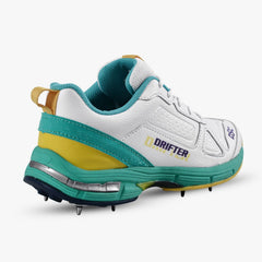 DSC Drifter SGYL Cricket Spikes Shoes Sea Green Yellow view 2