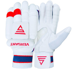 Versant Pro DG Cricket Batting Gloves White view 1