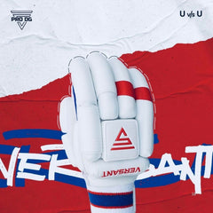 Versant Pro DG Cricket Batting Gloves White view 2
