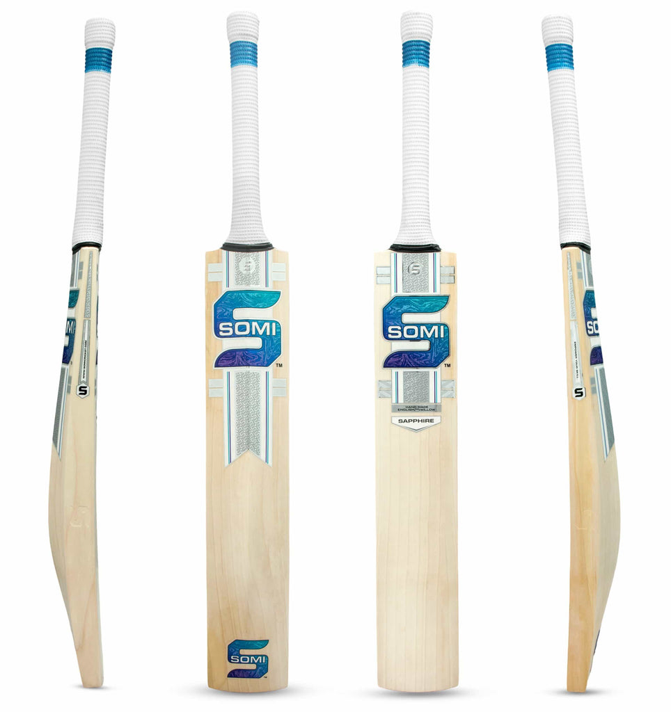 Somi Sapphire English Willow Cricket Bat - Short Handle
