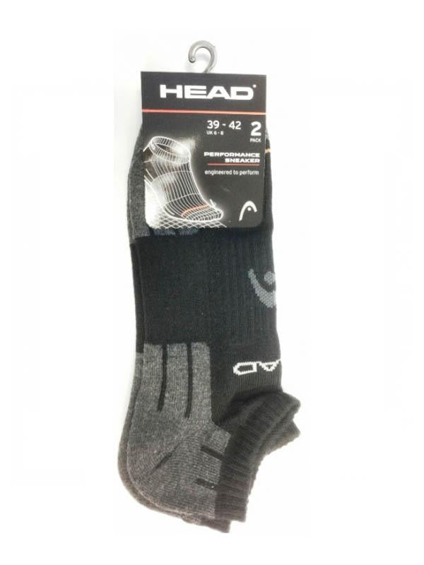 Head Sock Performance Ankle Black 10-12Us Apparel & Clothing