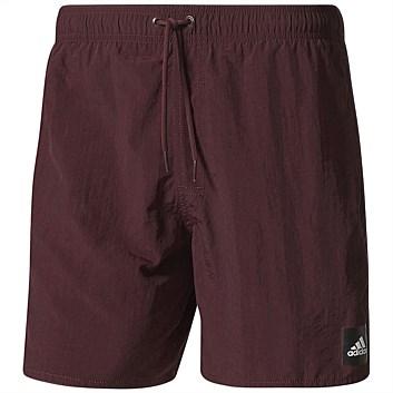 Adidas Men's Swim Shorts Burgundy