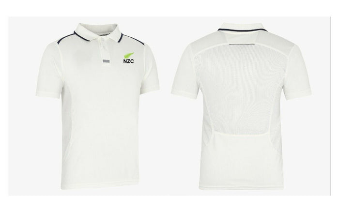 NZC Alpha White Cricket T-Shirt and Trousers Combo