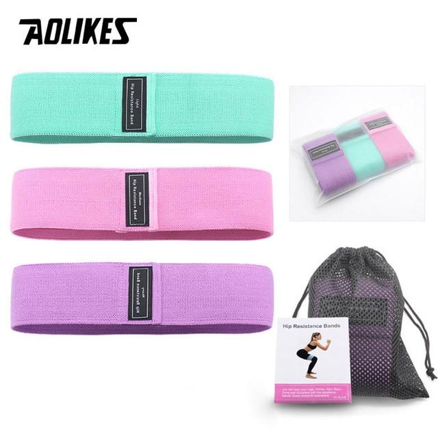 Aolikes 3Pcs Set Resistance Bands Universal 3Pcs / China Fitness