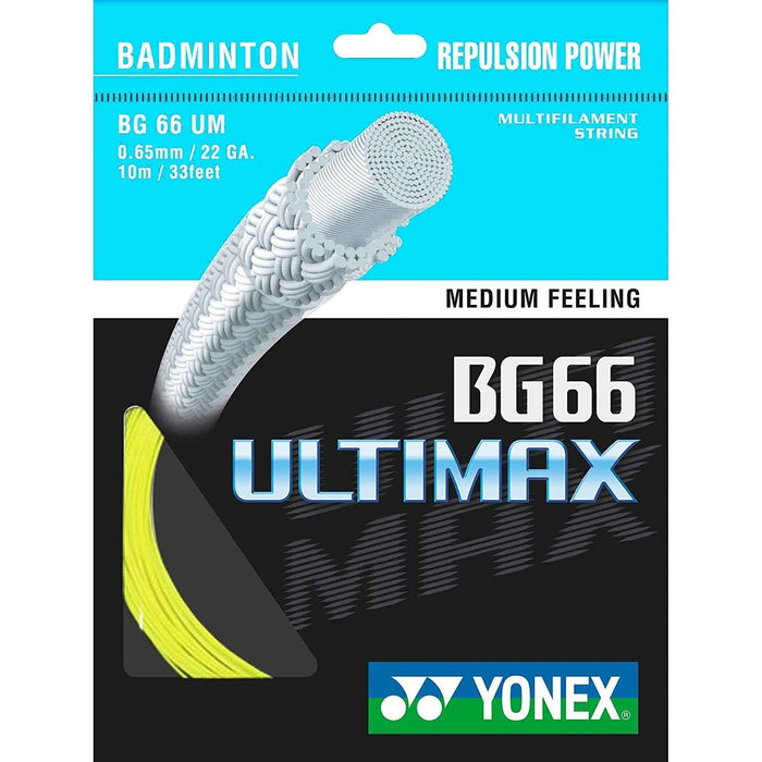 Yonex BG66 Ultimax-Metalic White 10M